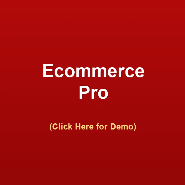 Ecommerce Pro — click for live demo