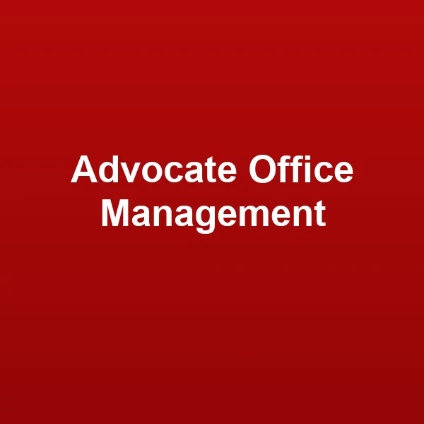 Advocate Office Management