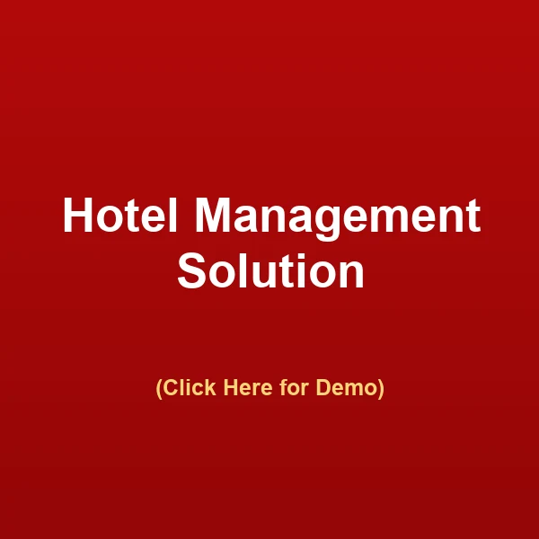 Hotel Management Solution — click for live demo